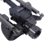 S-L2P Harris Bipods 9-13 Inch Picatinny Self-Leveling Bipod picatinny mount closeup