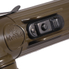 N47 Fulton Flashlight MX-991/U Right Angle Flashlight OD Green black oxide switch closeup