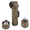 N47 Fulton Flashlight MX-991/U Right Angle Flashlight OD Green in three pieces