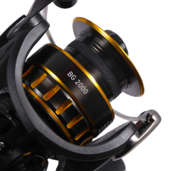 Daiwa BG 2000 Spinning Reel BG2000 spool closeup