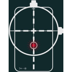 SiteLite SL-500 Ultra Mag Green Laser Professional Boresighter target 1