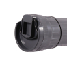 Fulton MX-993/U Waterproof 2 D-Cell ABS Flashlight bottom view