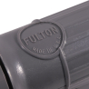 Fulton MX-993/U Waterproof 2 D-Cell ABS Flashlight logo closeup
