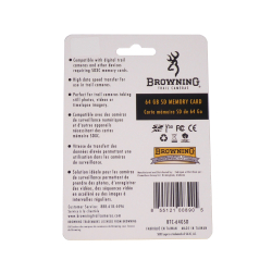64GB SD Card for Browning Trail Cameras