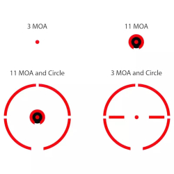Burris FastFire 4 Red Dot Sight reticles