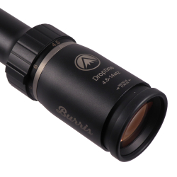 Burris Droptine 4.5-14x42 Rifle Scope Ballistic Plex eyepiece closeup