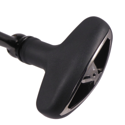 Daiwa BG MQ 2500 handle closeup