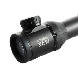 Minox ZA5i HD 3-15x50 SF Rifle Scope Illuminated Plex Reticle 66446