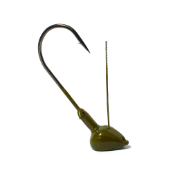 Big Joshy 1/4 oz Stand Up Jig 4/0 Hook Green Pumpkin 3 Pack HSUGP01440-3