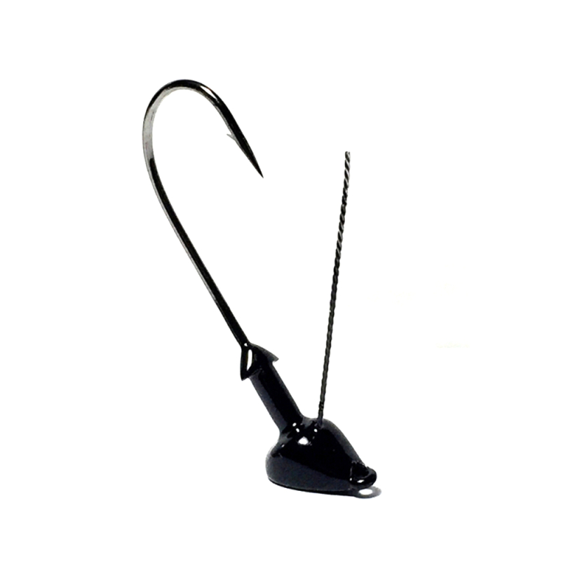 Big Joshy 1/4 oz Stand Up Jig 4/0 Hook Black 3 Pack HSUB01440-3