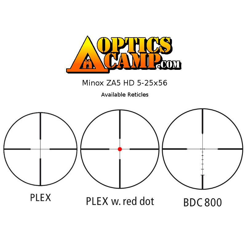 Minox ZA5 HD 5-25x56 SF Rifle Scope BDC 800 Reticle 66472