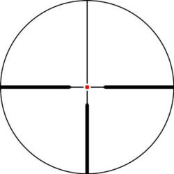 Bresser Trueview Konig 1.5-6x42 Rifle Scope with Rings HRS1564201E