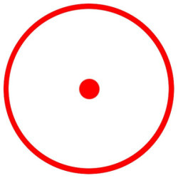 EasyHit PXS 1000 Fiber Optic Sight - Ring Dot