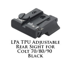 LPA TPU Adjustable Rear Sight for Colt  70