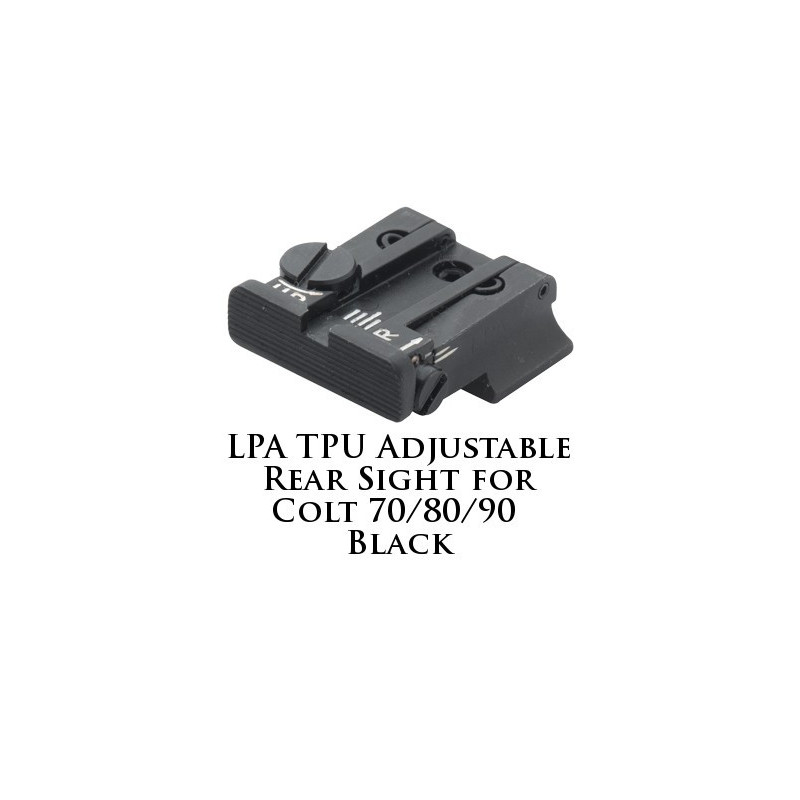 LPA TPU Adjustable Rear Sight for Colt  70