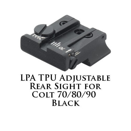 LPA TPU Adjustable Rear Sight for Colt  70