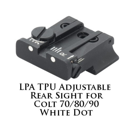 LPA TPU Adjustable Rear Sight for Colt  70
