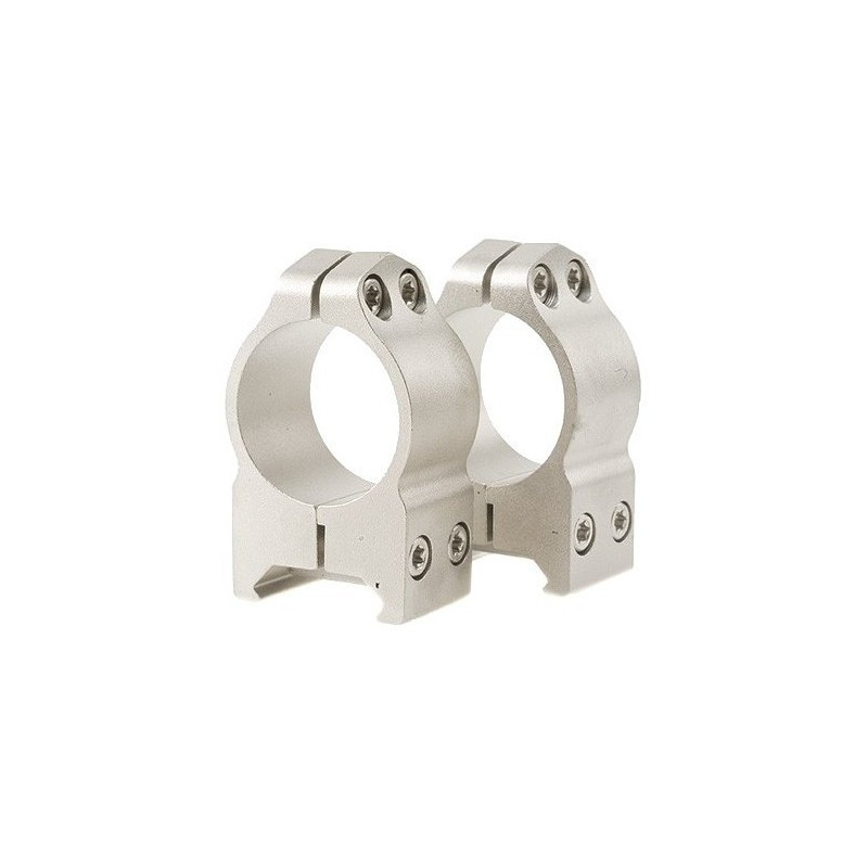 Warne Maxima Scope Rings 1 Inch Medium Silver 201S