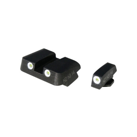 HIVIZ NiteSight Front and Rear Sights for Glock GLN125