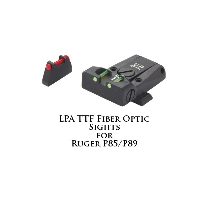 LPA TTF Adjustable CZ 75/80 Fiber Optic Sight TTF86CZ