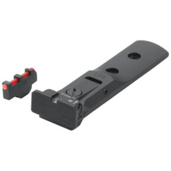 LPA TXT Sights for S&W Revolvers Black Base Red Pin Front TXT0407-F1