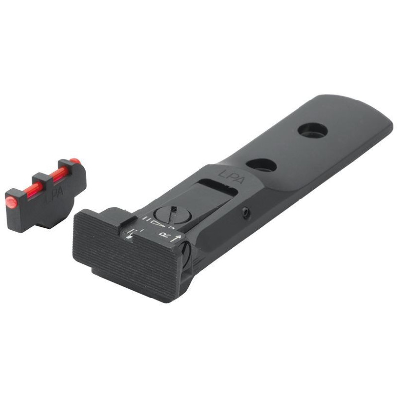 LPA TXT Sights for S&W Revolvers Black Base Red Pin Front TXT0407-F1