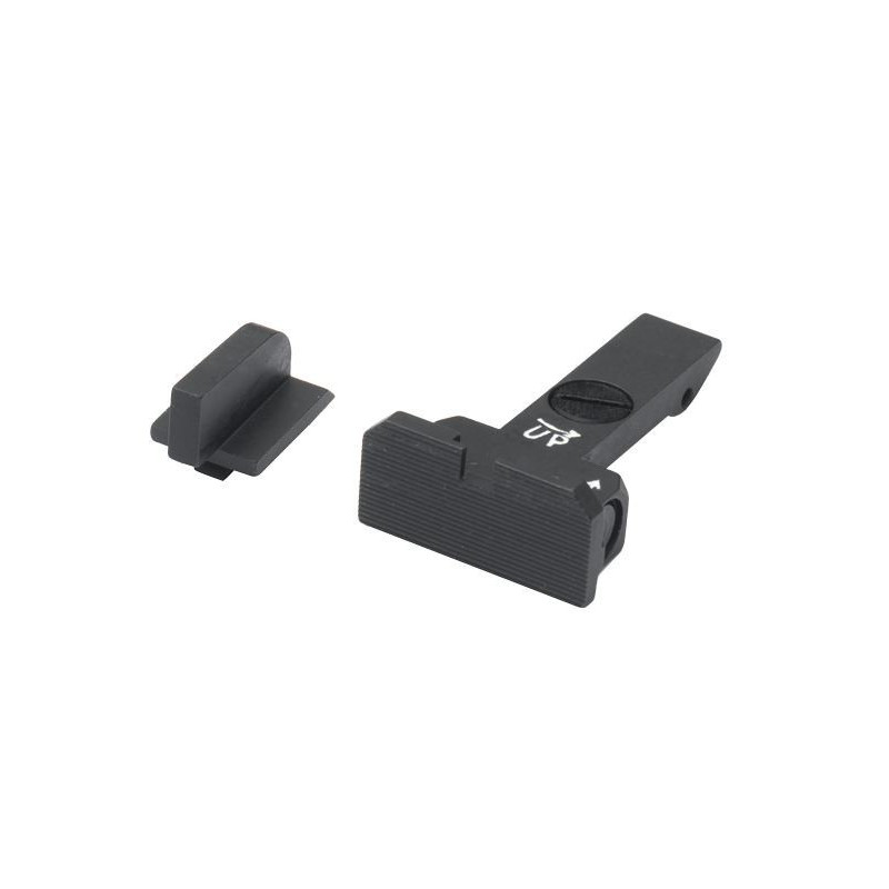 LPA Adjustable Sights for Ruger GP100 Black SAM8307