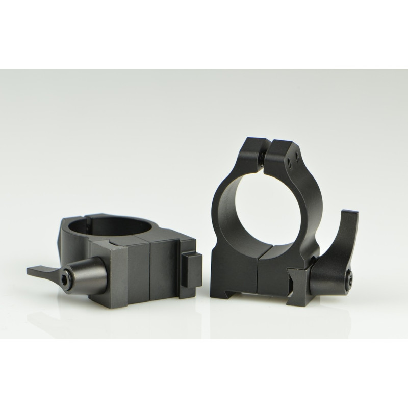 Warne Maxima Scope Rings for CZ 550 1 Inch Medium Quick Detach Matte 1BLM