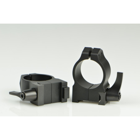 Warne Maxima Scope Rings for CZ 550 1 Inch Medium Quick Detach Matte 1BLM