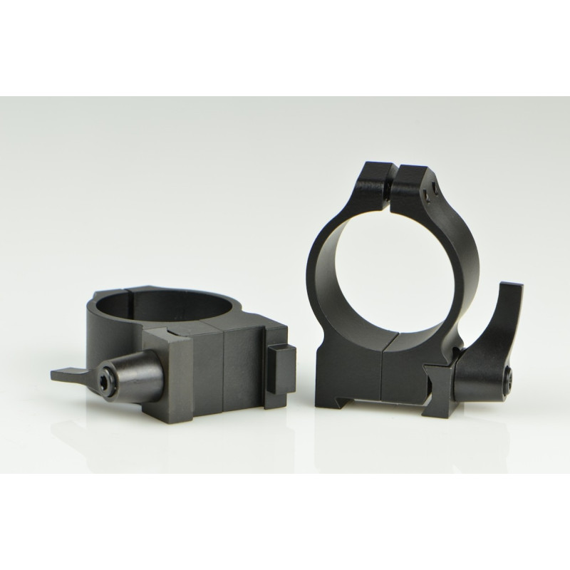 Warne Maxima Scope Rings for CZ 550 30mm Medium Quick Detach Matte 14BLM