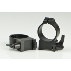 Warne Maxima Scope Rings for CZ 550 30mm High Quick Detach Matte 15BLM
