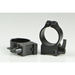 Warne Maxima Scope Rings for CZ 527 30mm High Quick Detach Matte 15B1LM