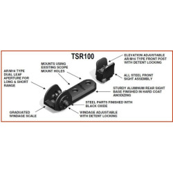 Tech Sights Aperture Sight for Ruger 10/22 TSR100