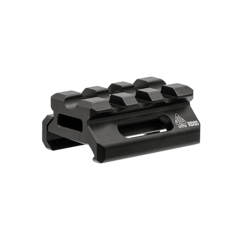UTG Super Slim Picatinny Riser Mount 3 Slot 0.5 Inch Height MT-RSX5S