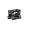 UTG Super Slim Picatinny Riser Mount 3 Slot 1 Inch Height MT-RSX1S