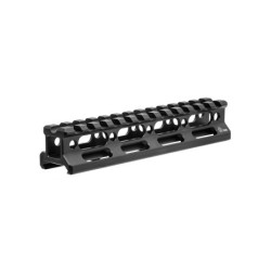 UTG Super Slim Picatinny Riser Mount 13 Slot 0.83 Inch Height MT-RSX8L