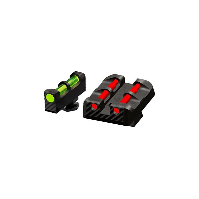 HIVIZ Interchangeable Front and Rear Target Sights for Glock GLT178