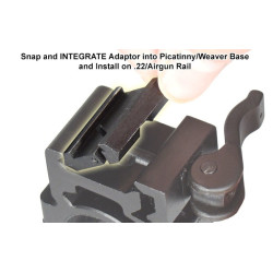 UTG Dovetail to Picatinny Rail Adapter MNT-DT2PW01