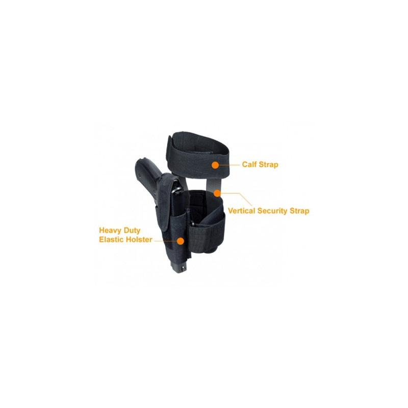 Pvc Utg UTG Concealed Ankle Holster Black PVC-H190B On Sale