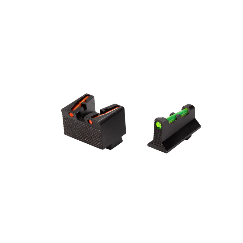 HIVIZ Front and Rear Co-Witness Sights for Glock MOS GLMLW21-2