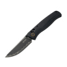 SRM Medal 3.2 Inch EDC Knife Laminated 140Cr Steel Black SRM-255L-MB2