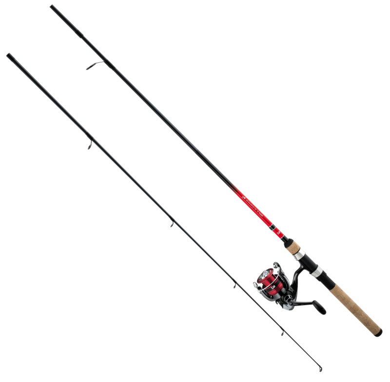 Daiwa D-Shock II Medium Light 6' Spinning Rod and Reel Combo DSII20BF602ML