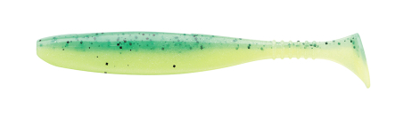 Daiwa Tournament D-Fin Paddle Tail Swimbait 6" Chartreuse Tiger TF-6-CT