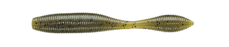 Daiwa Yamamoto Neko Macho 4.5" Worm Green Pumpkin Pepper NM-4.5-297