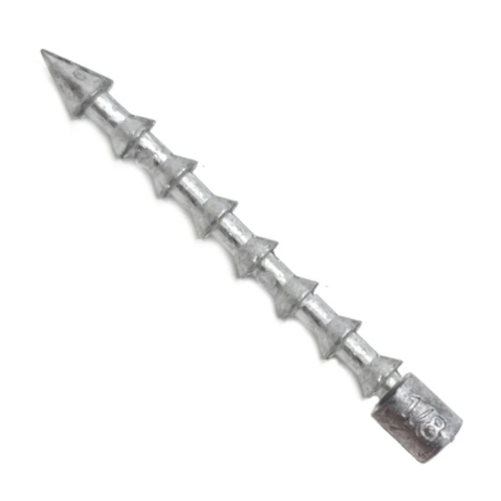 Reaction Tackle Lead Nail Weights 1/8 oz 25 Pack RT-WLN18-25