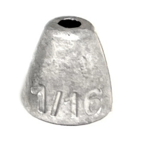 Reaction Tackle Lead Worm Weights 1/16 oz 25 Pack RT-WLW116-25