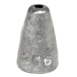 Reaction Tackle Lead Worm Weights 3/16 oz 25 Pack RT-WLW316-25