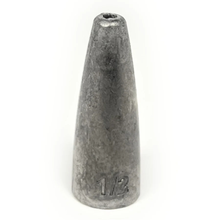 Reaction Tackle Lead Worm Weights 1/2 oz 25 Pack RT-WLW12-25