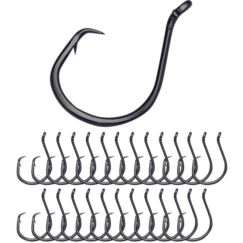 Reaction Tackle Heavyweight Catfish Circle Hooks No.1 25 Pack RT-HHCC01-25