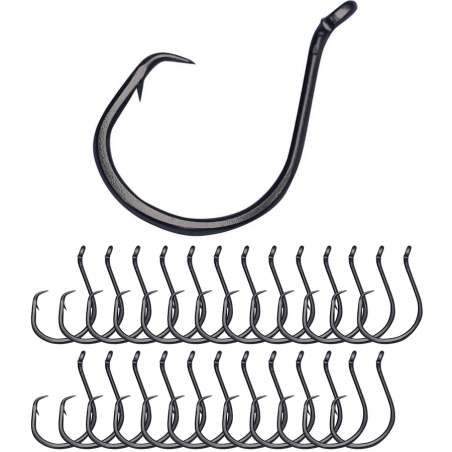 Reaction Tackle Heavyweight Catfish Circle Hooks #3/0 25 Pack RT-HHCC03/0-25